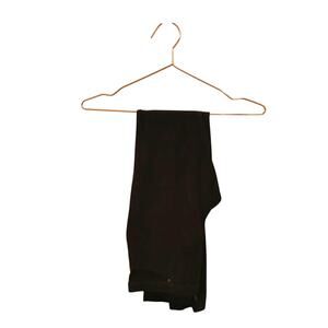 Hue faux Swede black pants with black pockets size small